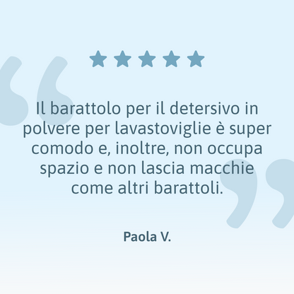 Barattolo in Acciaio Inox - Lavaggio a mano