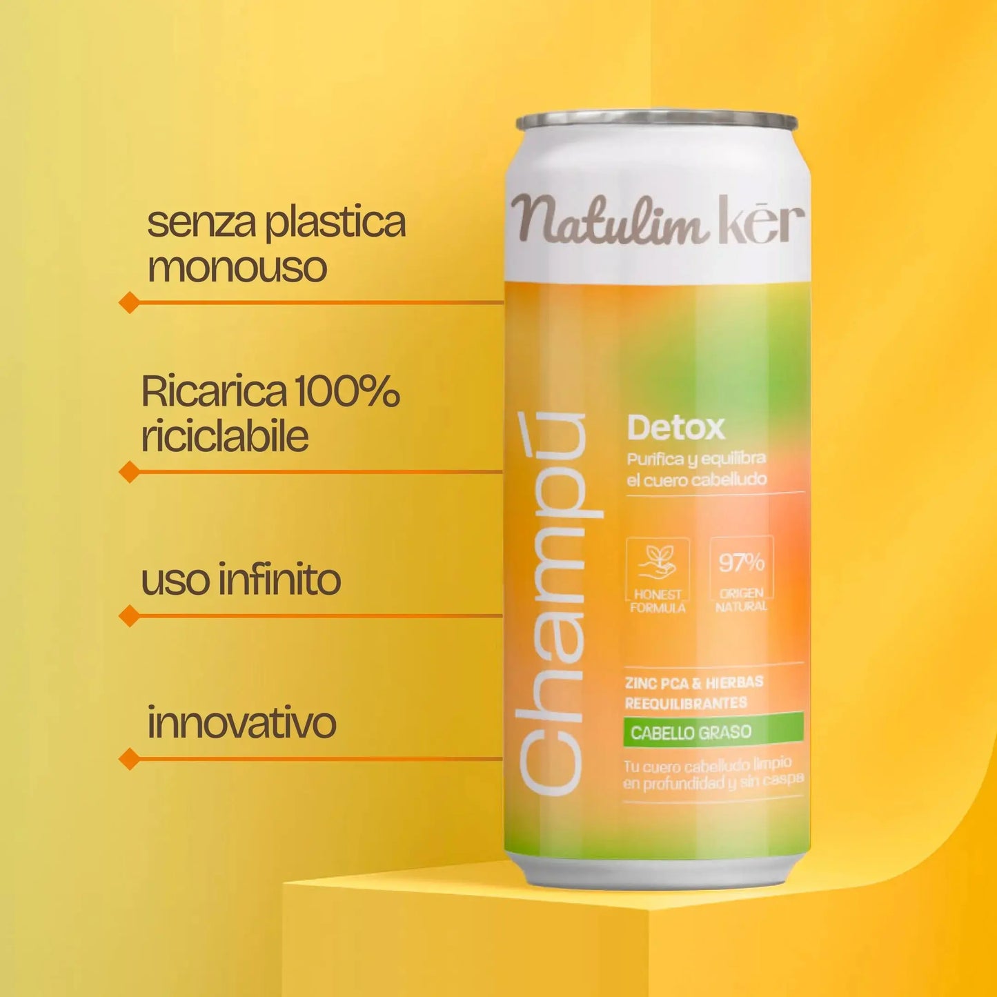 Shampoo Detox - CHAMPÚ DETOX - FEATURES LATA