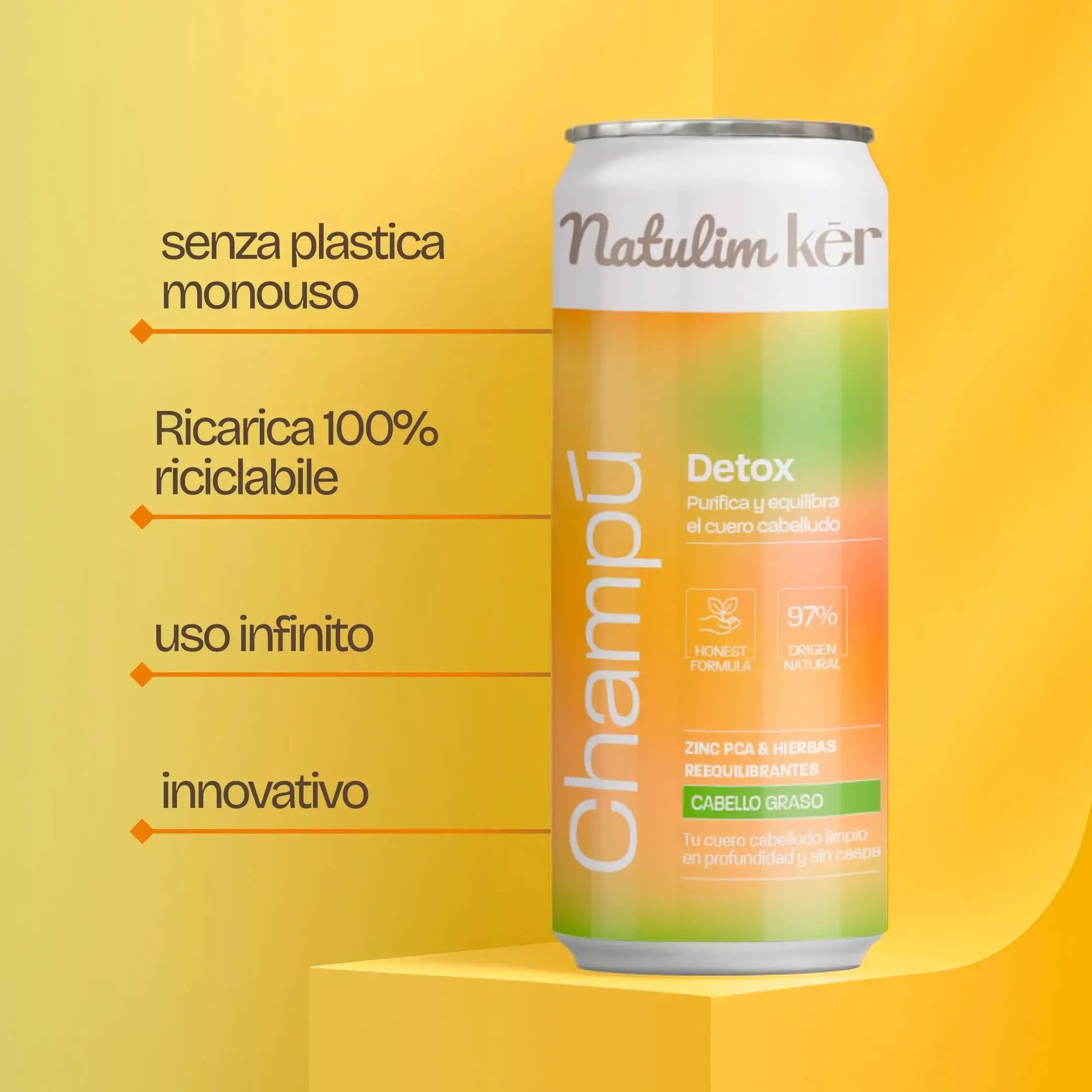 Shampoo Detox - CHAMPÚ DETOX - FEATURES LATA