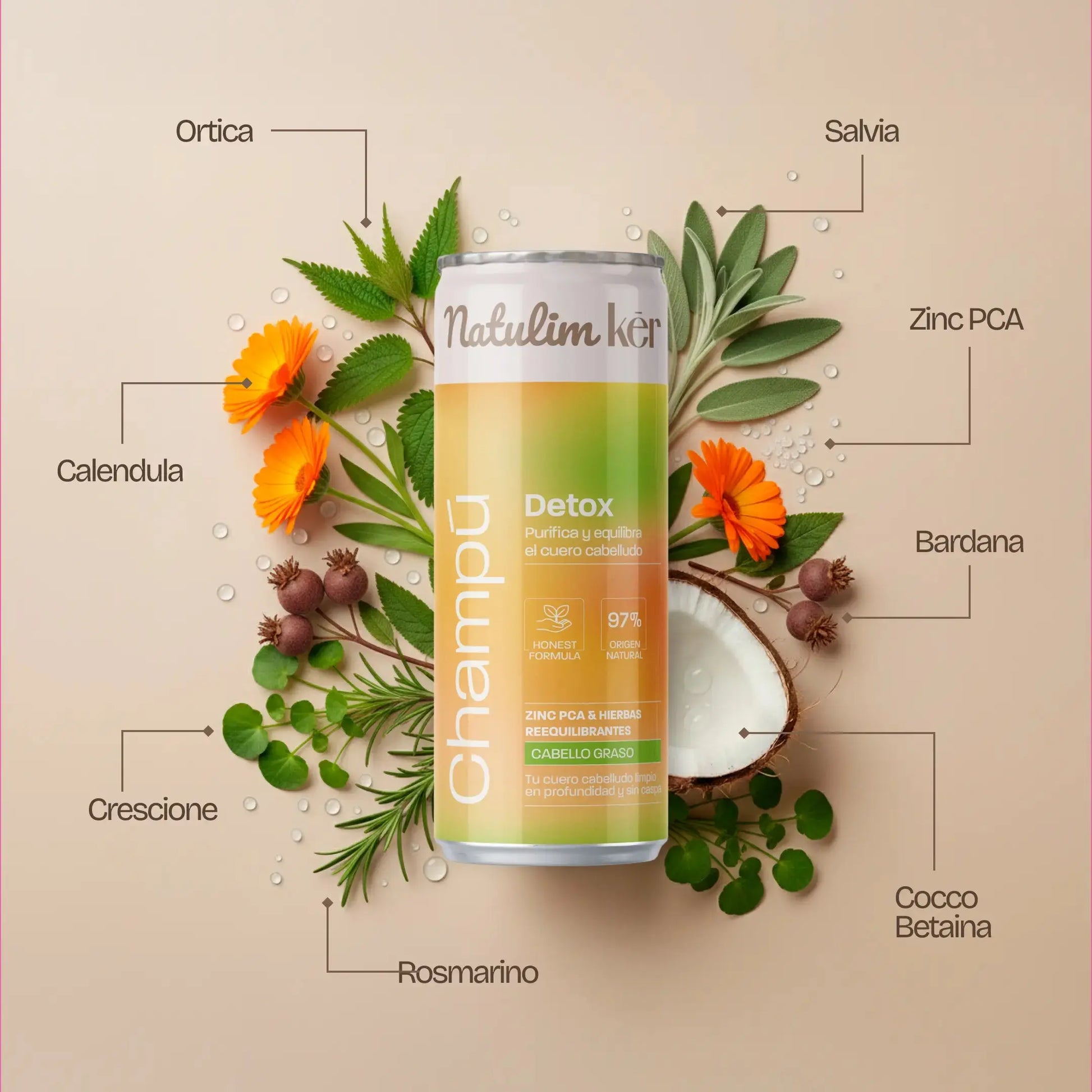 Shampoo Detox - CHAMPÚ DETOX - INGREDIENTES