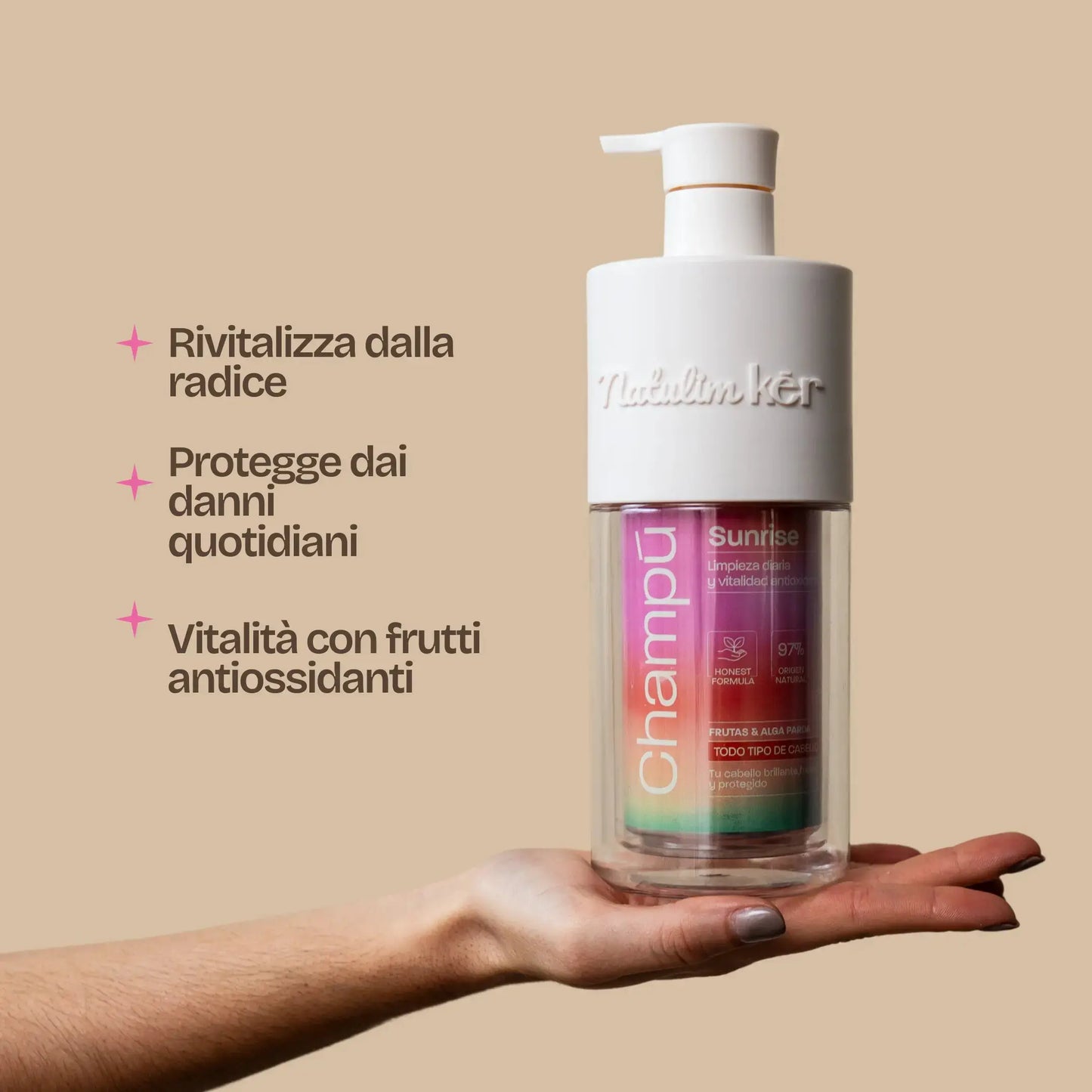 Shampoo Sunrise - CHAMPÚ SUNRISE - FEATURES PRODUCTO