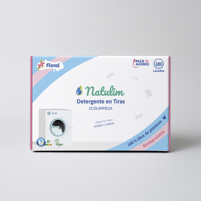 Pack Annuale Eco-Foglietti per lavatrice Natulim - 360 lavaggi