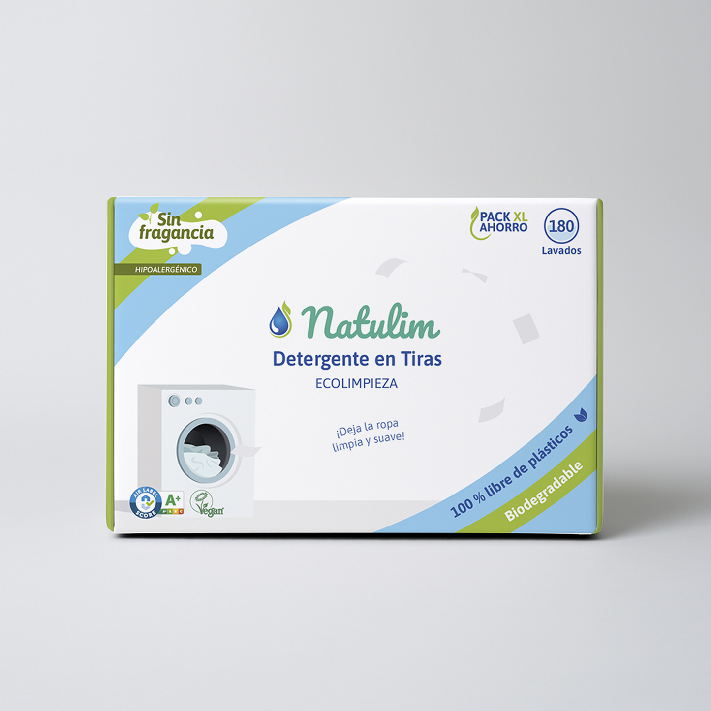 Pack Annuale Eco-Foglietti per lavatrice Natulim - 360 lavaggi
