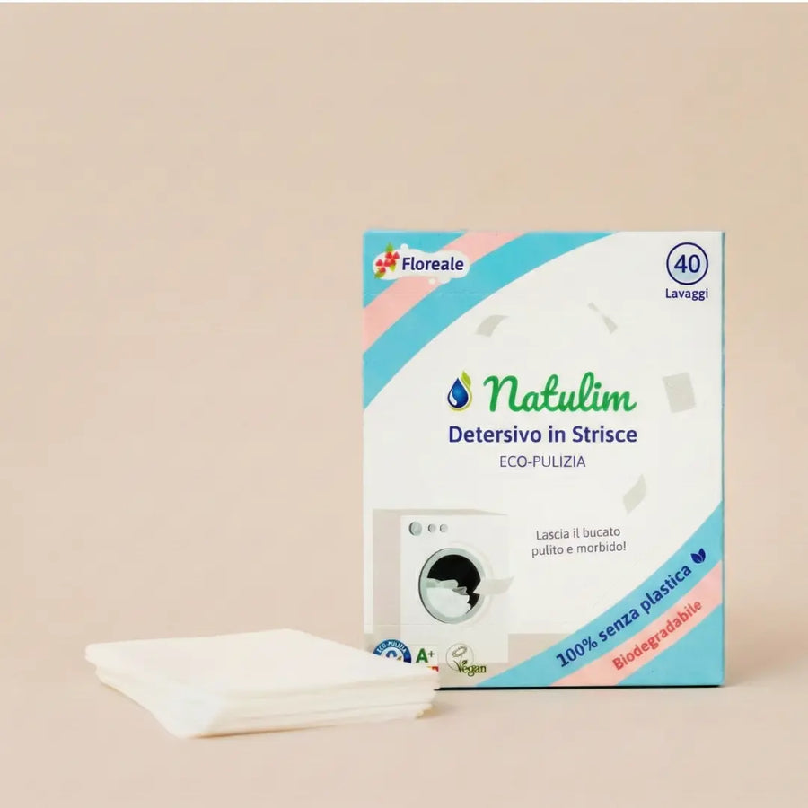 Detersivo in fogli Natulim, 40 lavaggi
