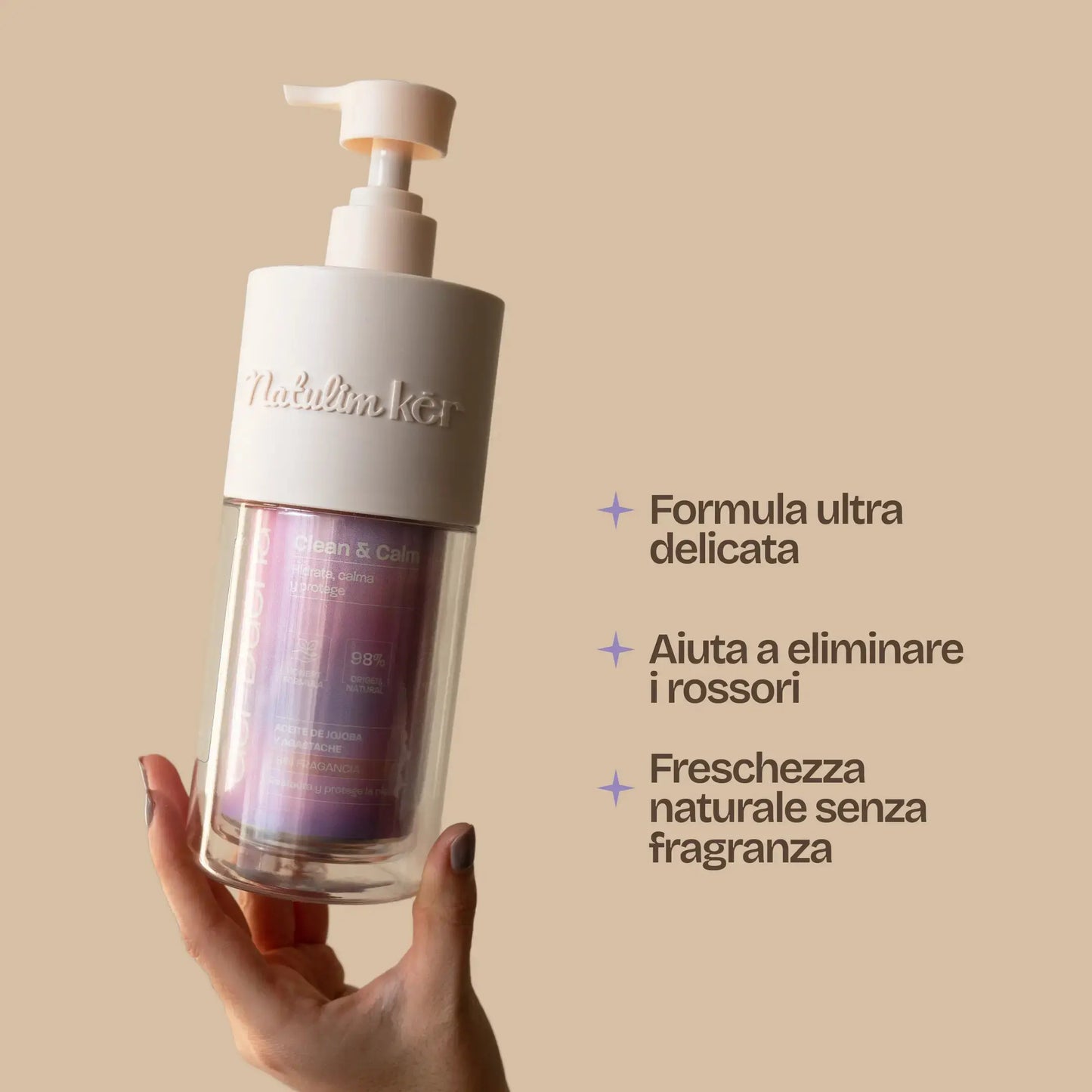 Gel Clean&Calm - FEATURES PRODUCTO