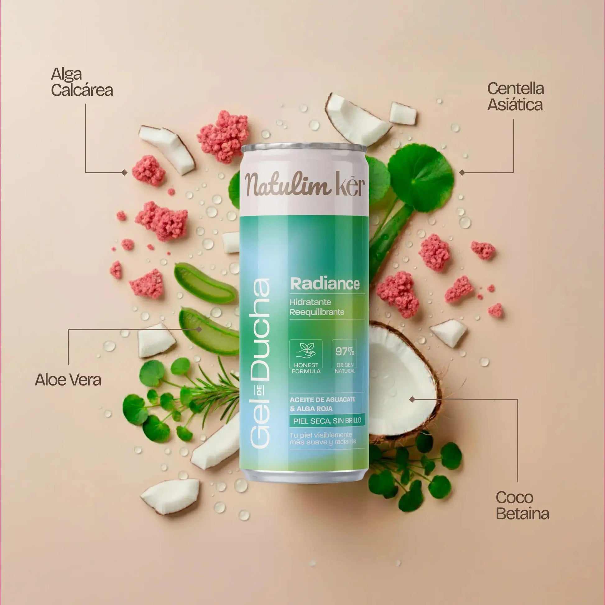 Gel Radiance - INGREDIENTES