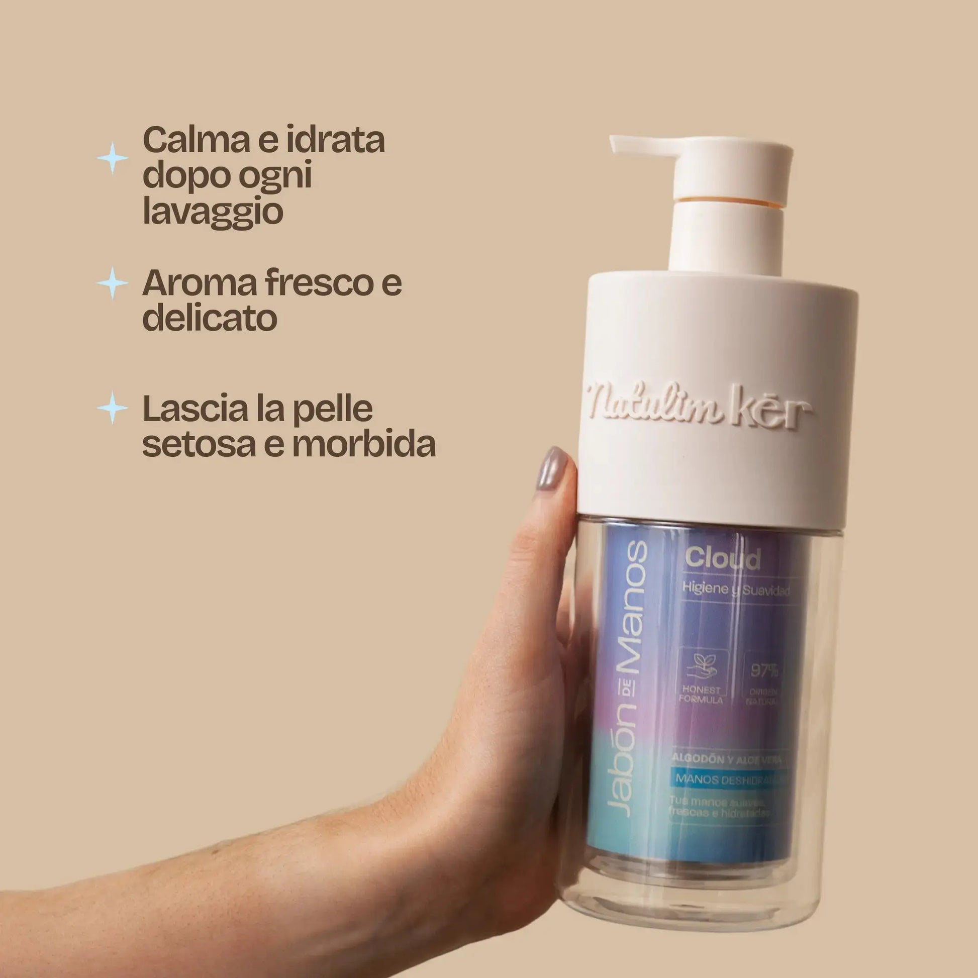 Sapone Cloud - JABÓN CLOUD - FEATURES PRODUCTO