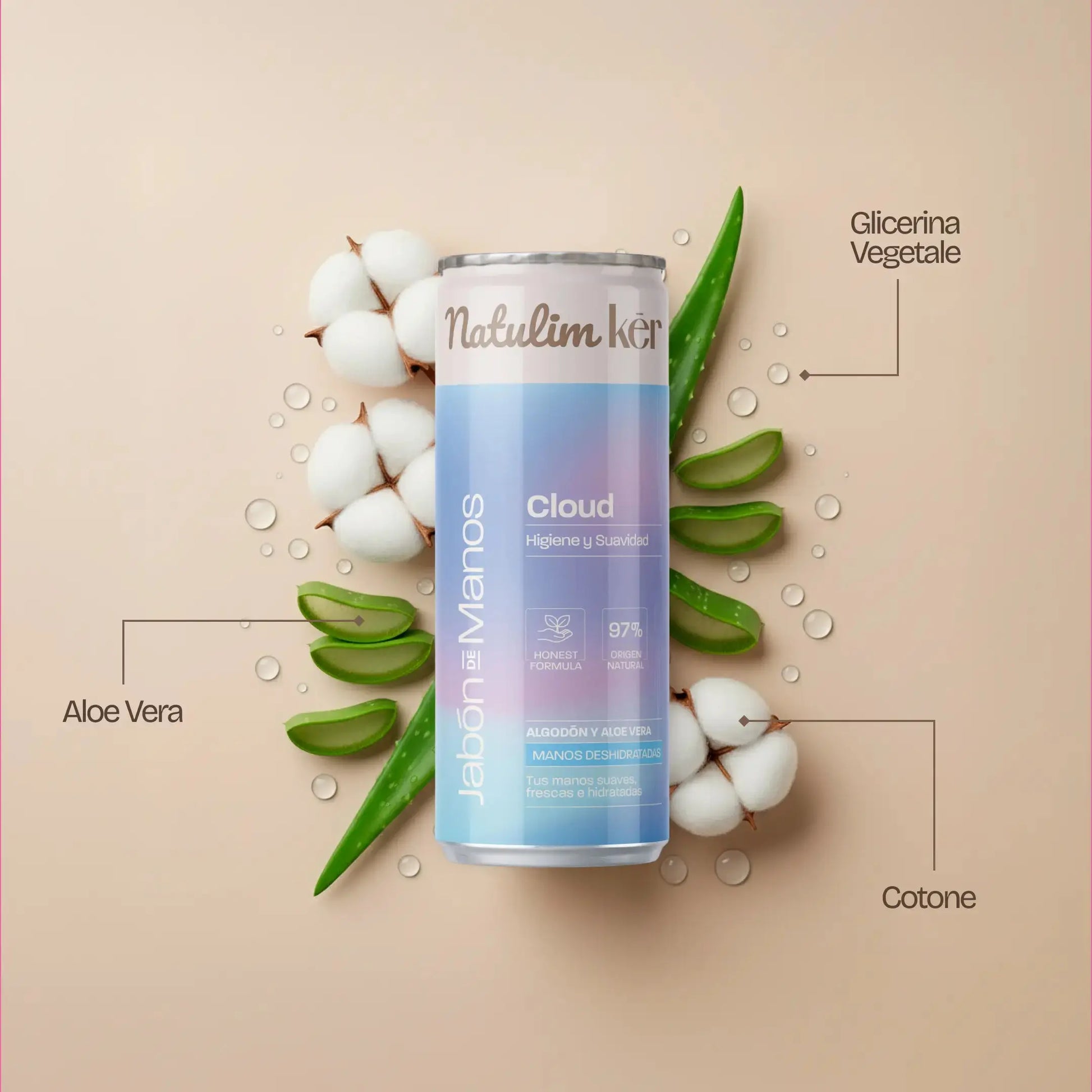 Sapone Cloud - JABÓN CLOUD - INGREDIENTES
