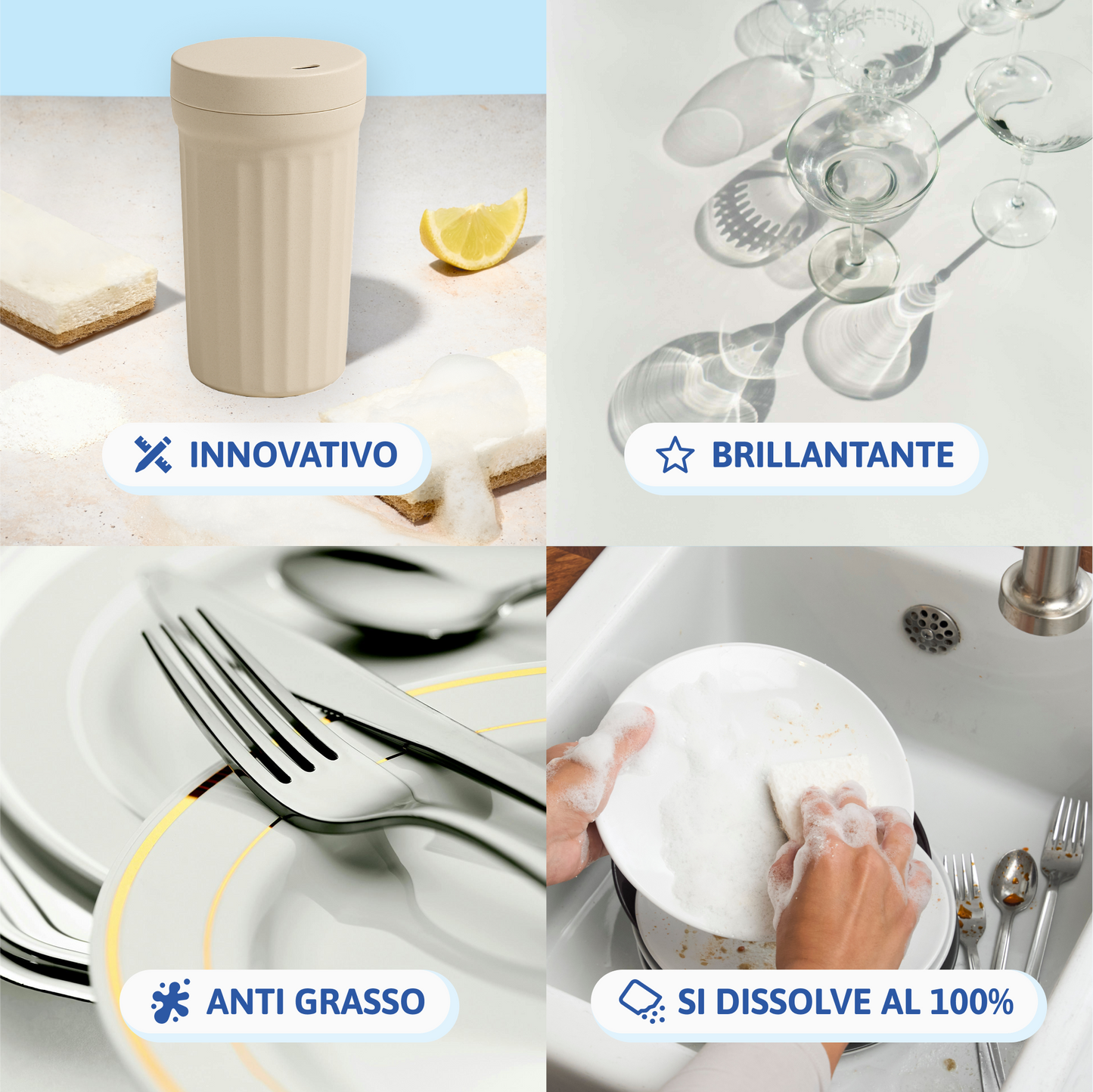 Kit Detersivo per Piatti - Lavaggio a Mano