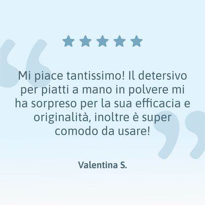 Kit Detersivo per Piatti - Lavaggio a Mano