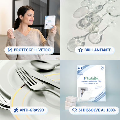Eco Pastiglie Lavastoviglie 6 in 1 - 60 lavaggi