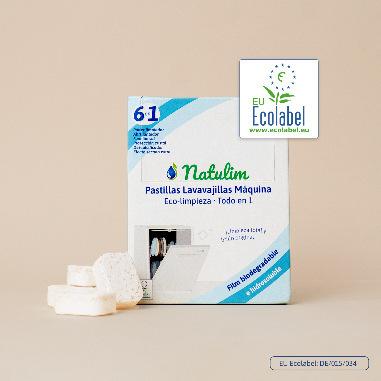 Eco Pastiglie Lavastoviglie 6 in 1 - 60 lavaggi