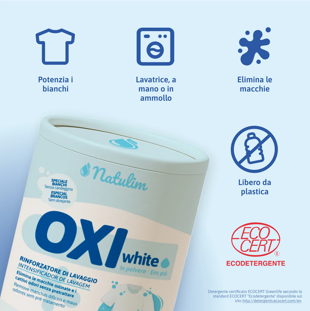 Oxi White - Polvere Sbiancante Natulim
