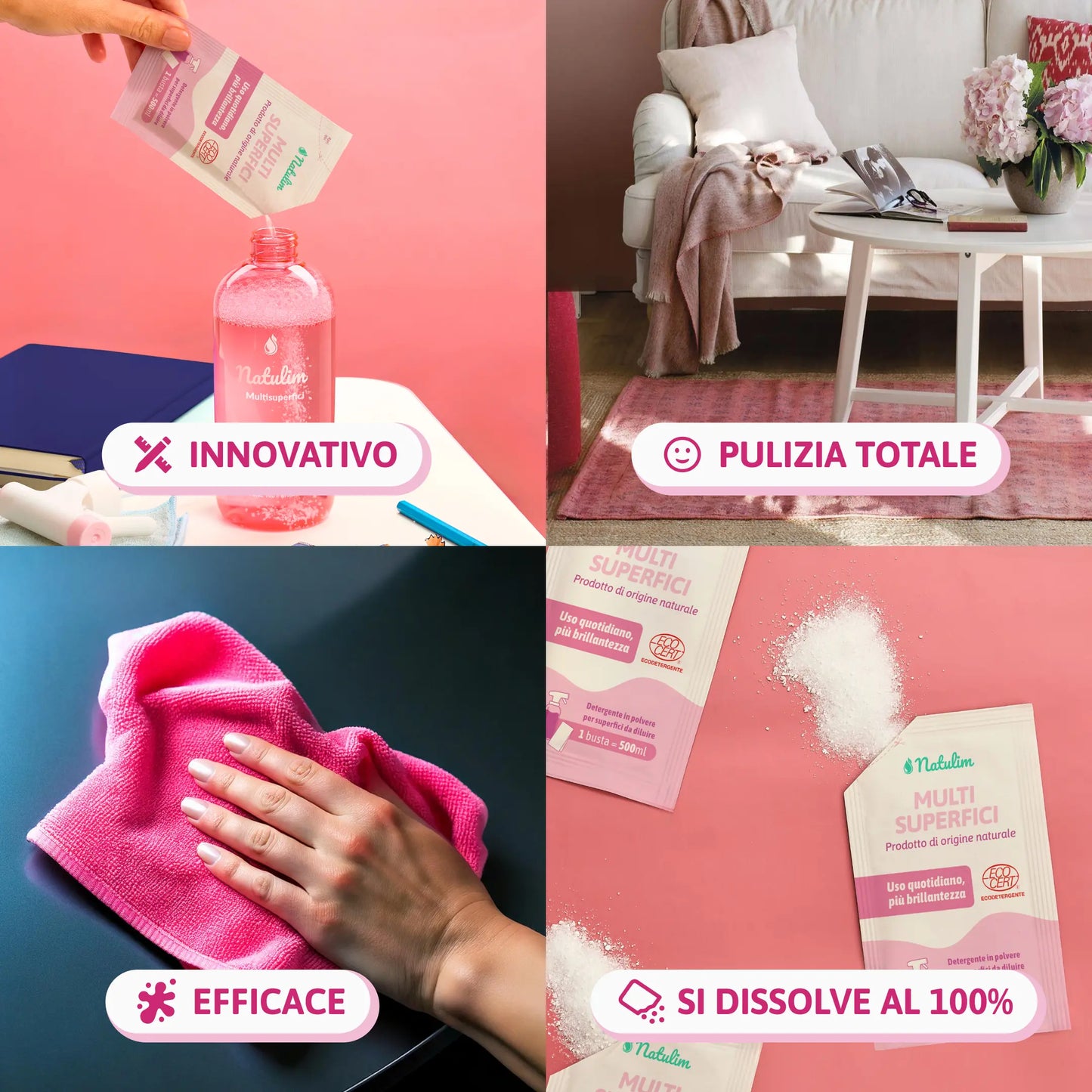 Kit 4 Essenziali per la Casa Natulim