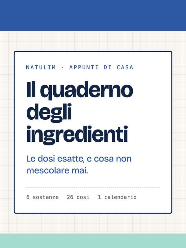 Il quaderno degli ingredienti