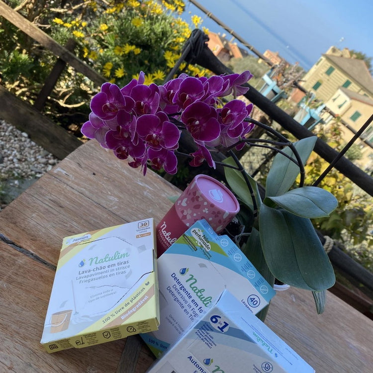 Foto di una cliente con le perle profumate Natulim