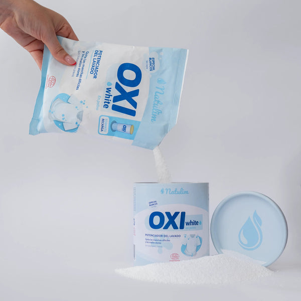 Refill pouch into the same jar