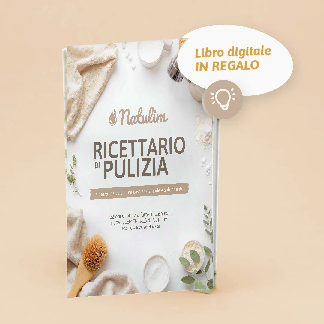 Ricettario Digitale di Pulizia Natulim in regalo con il tuo ordine